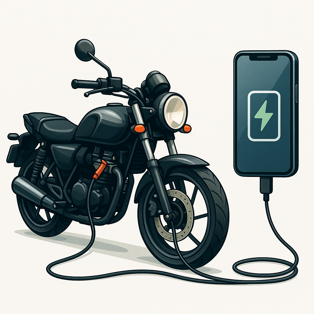 شارژر  مبایلی موتوسیکلت