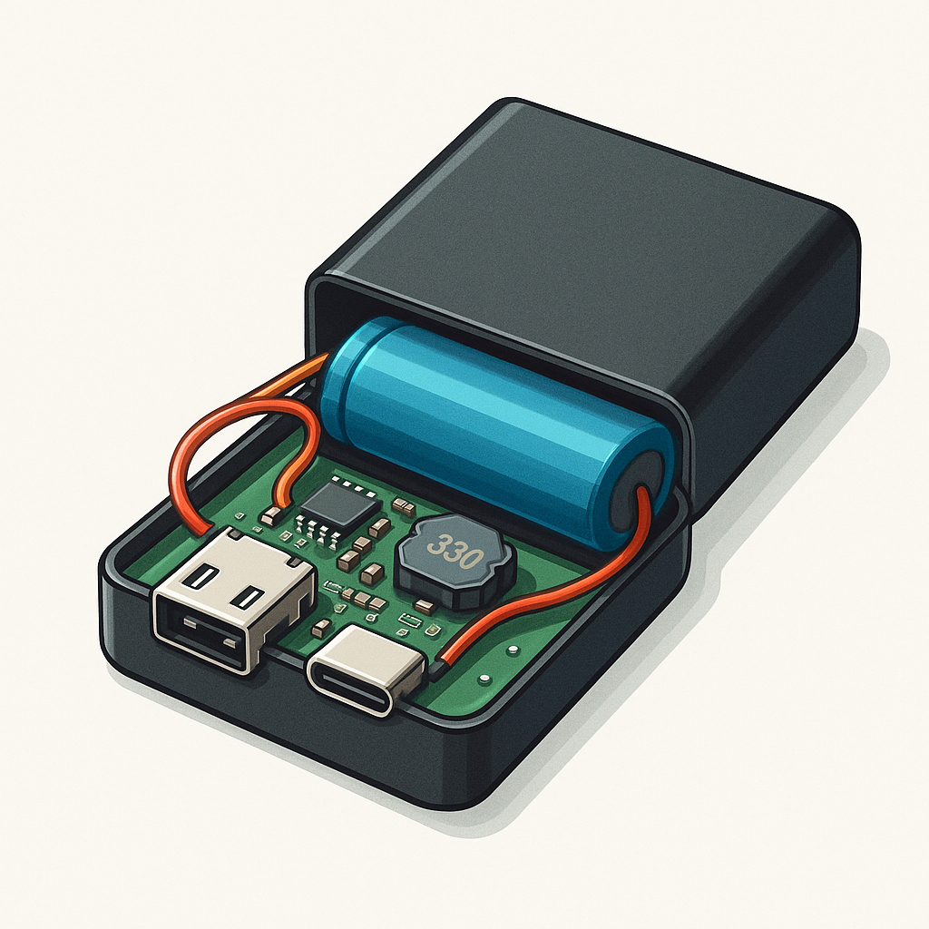 کیس و ماژول پاوربانک