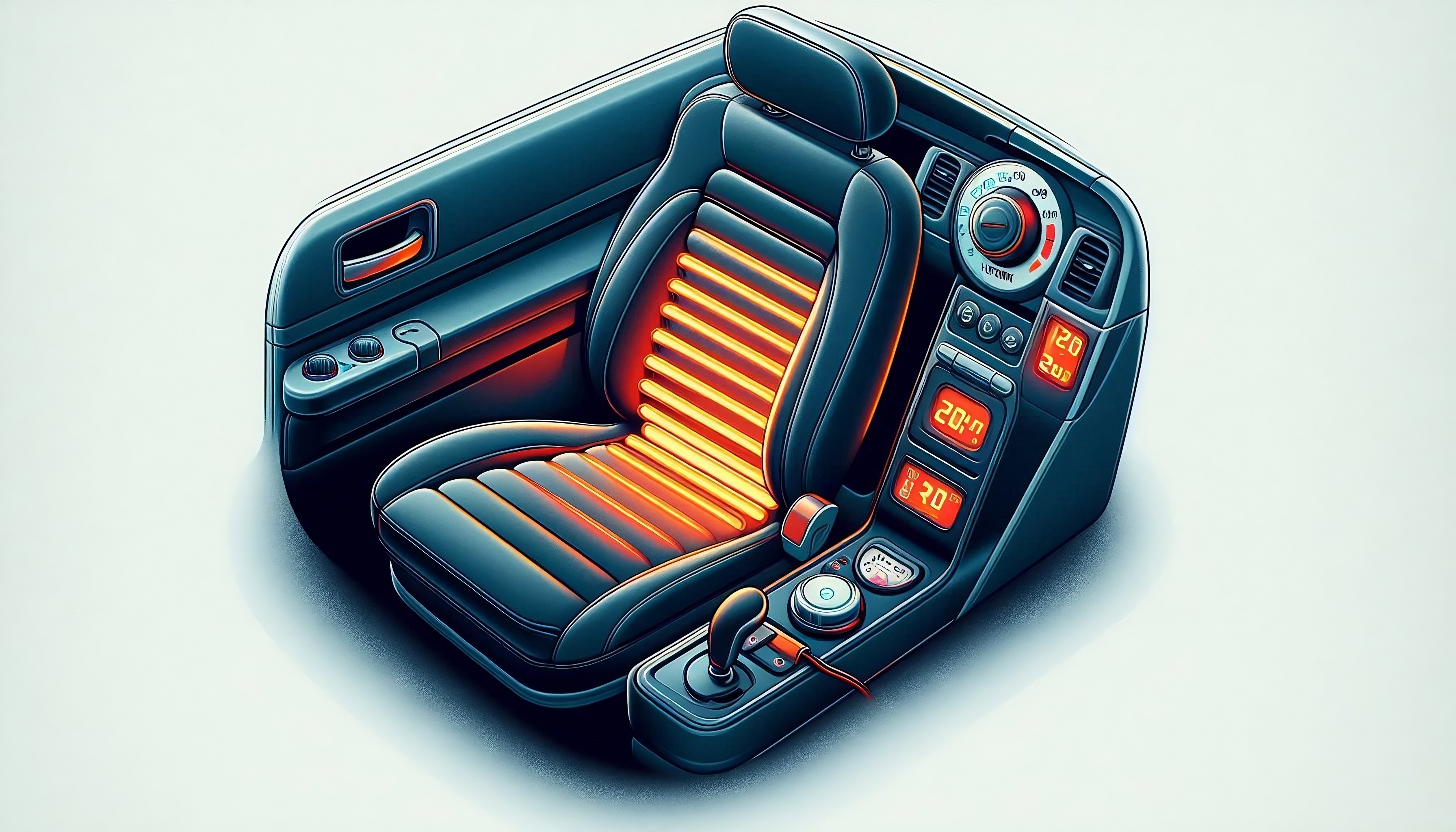 گرم کن صندلی ماشین یا 12 ولت