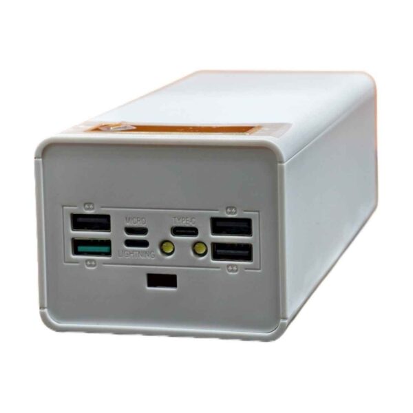 کیس و ماژول پاوربانک 18650 فنری 80 هزار 22.5 وات نمایشگر دار