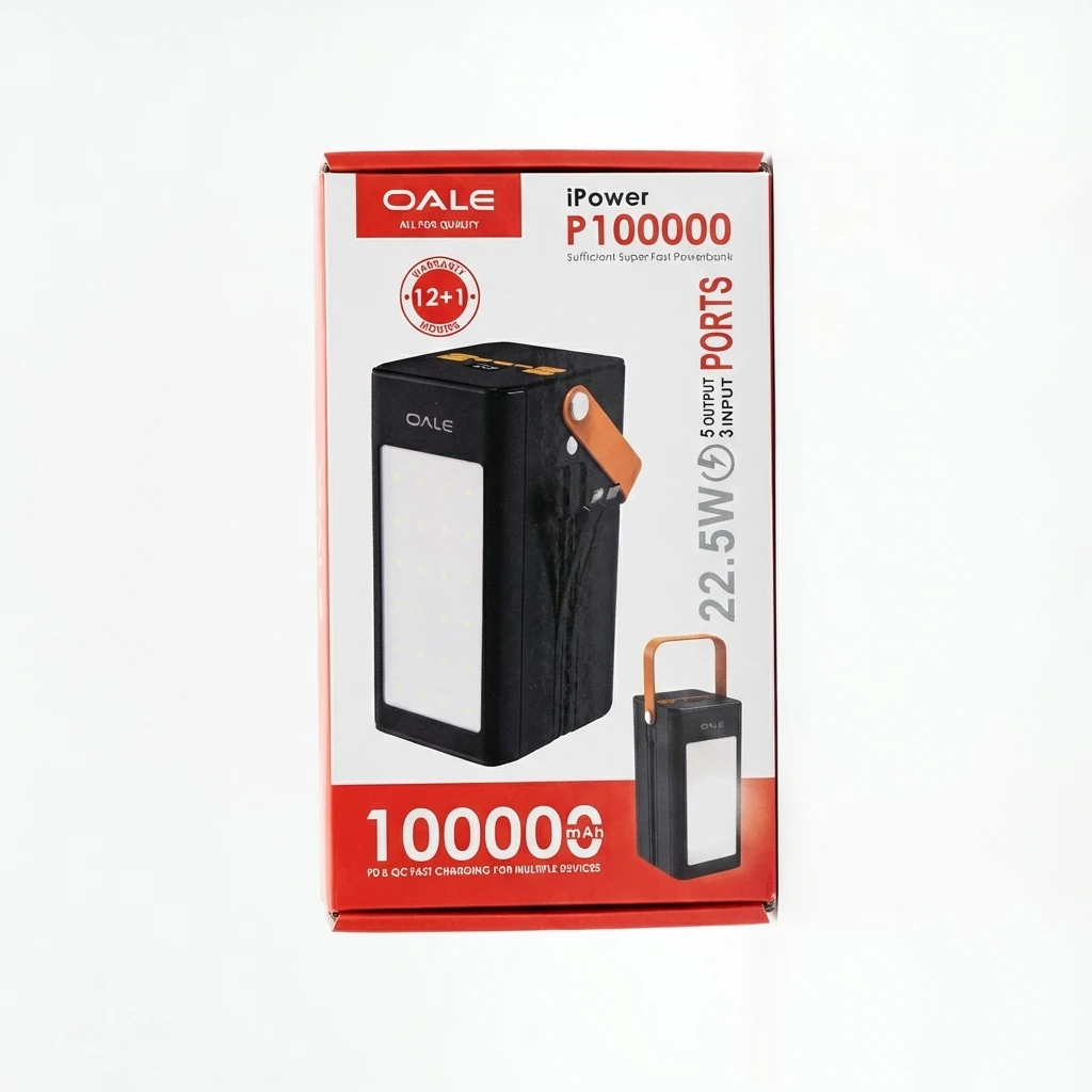 پاوربانک کمپینگ OALE iPower P100000