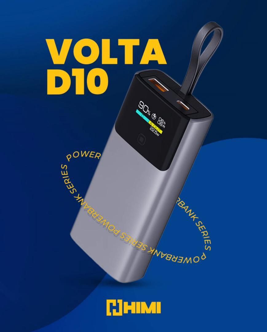 پاوربانک ۱۰۰۰۰ میلی آمپر هیمی مدل Volta D10