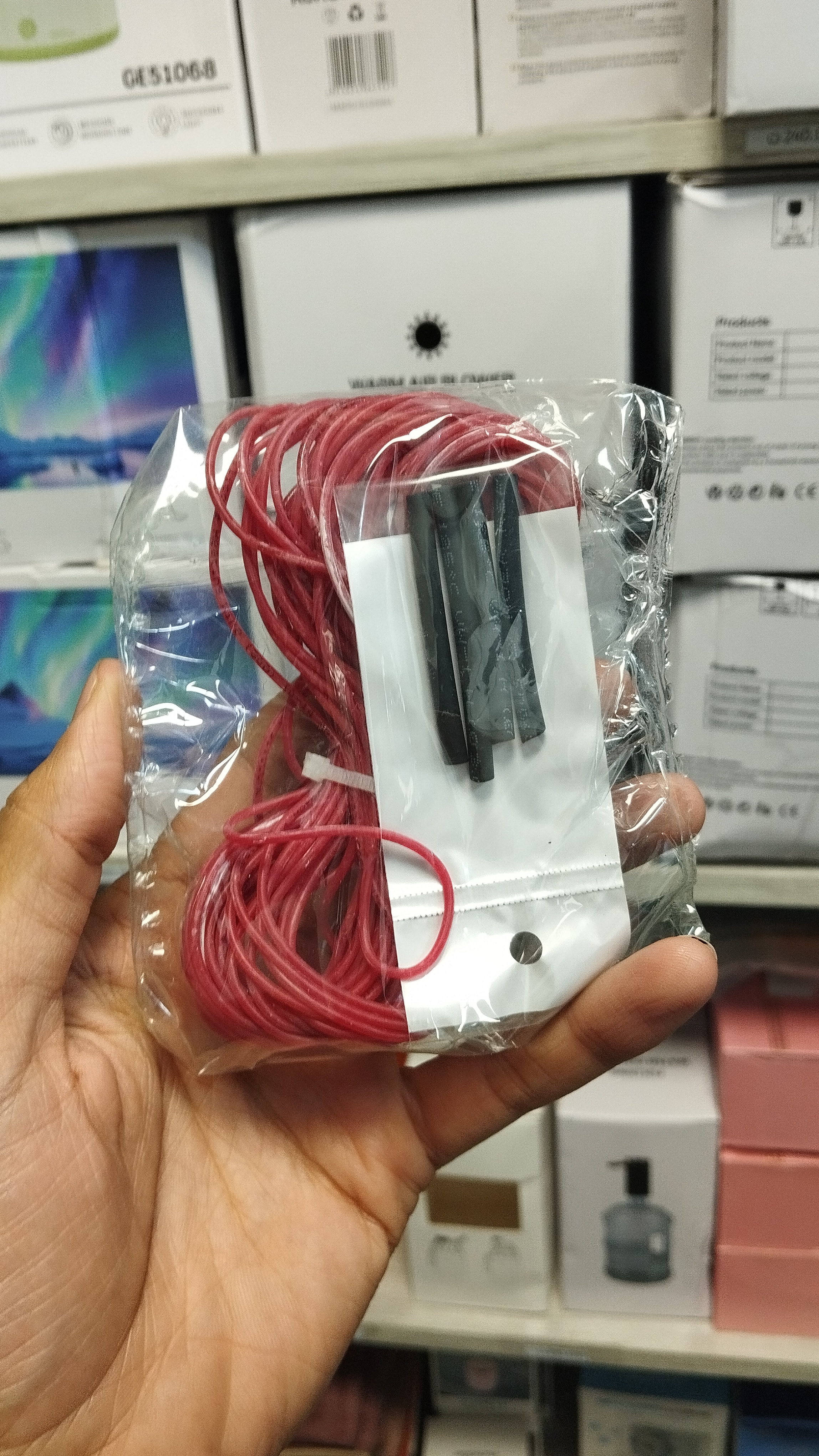 پکیج کامل 12 متری کره ای قرمز برای لوله آب مناسب 3 الی 6 متر لوله با گارانتی دو ساله ( برای یخ زدایی)