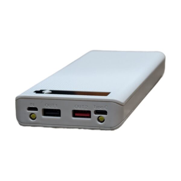 کیس و ماژول پاوربانک 18650 فنری 30 هزار 18 وات نمایشگر دار