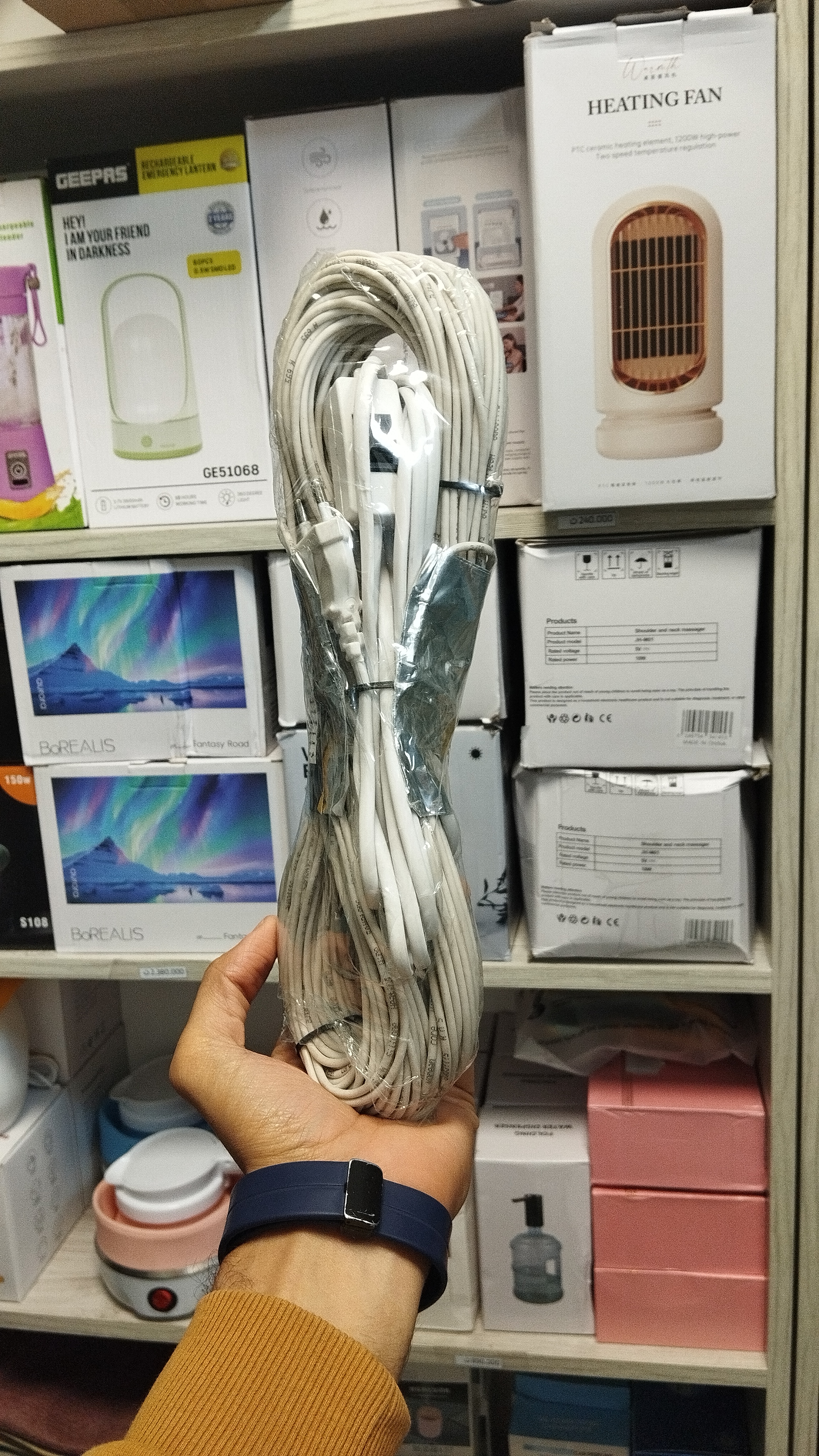 پکیج کامل 47 متری کره ای  برای لوله آب مناسب 15 متر لوله با گارانتی دو ساله ( برای یخ زدایی)