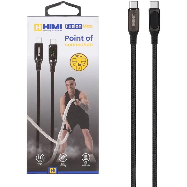 کابل دوسر تایپ سی هیمی مدل Fusion Max