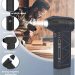 جت فن شارژی چراغ قوه دار ZY7400