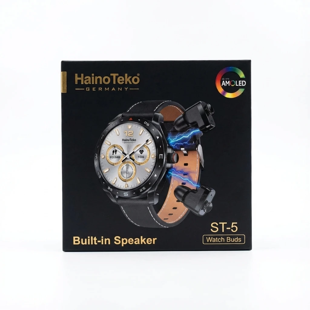 ساعت هوشمند HainoTeko ST‑5 (Watch Buds)
